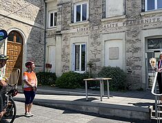 discours de Madame Le Maire pour remercier le CDOS44 et les cyclistes de leur passage par Malville - Agrandir l'image, .JPG 3,0 Mo (fenêtre modale)